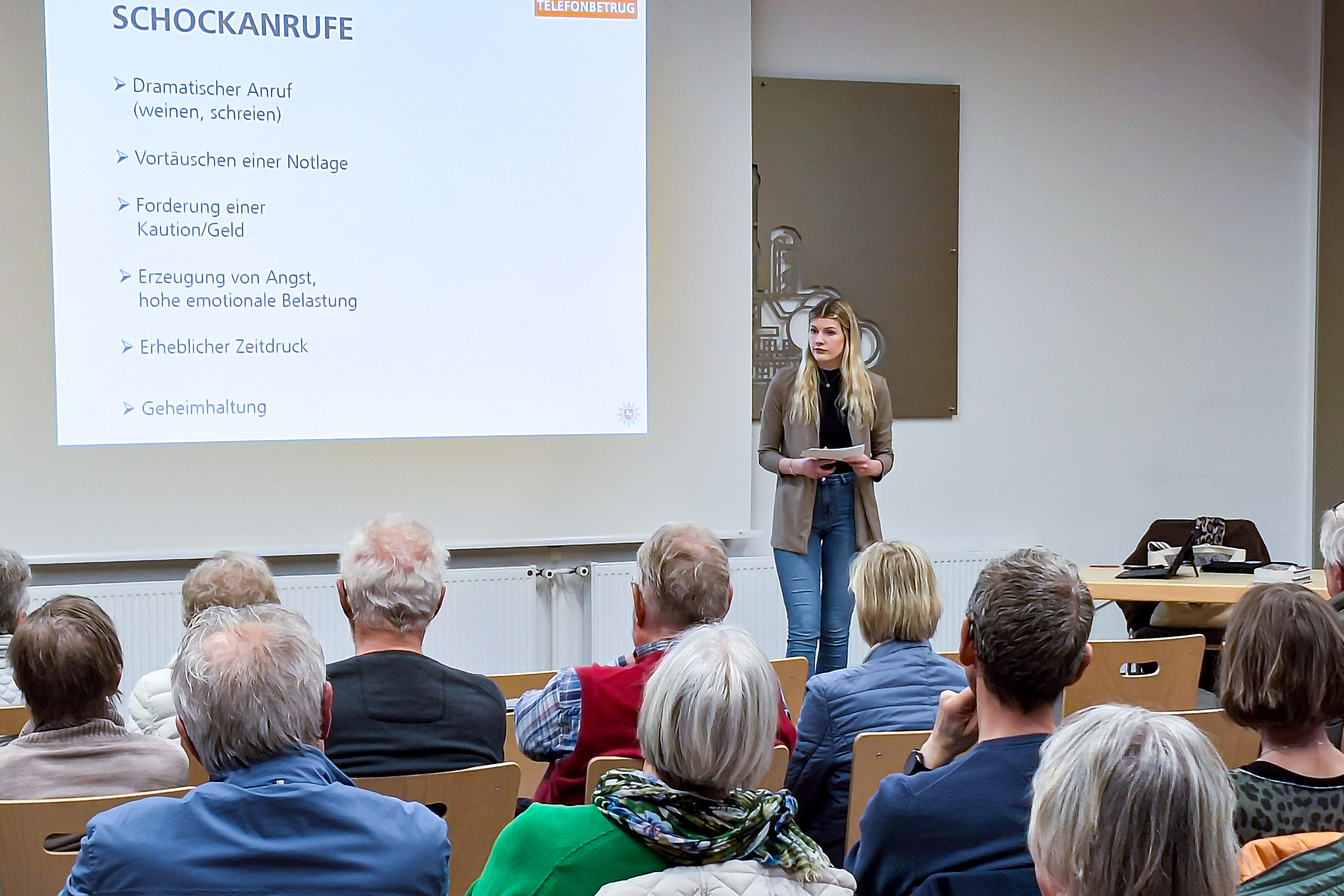 Informationsveranstaltung „Im Alter sicher leben“ der Seniorengruppe "SPD 60 plus"